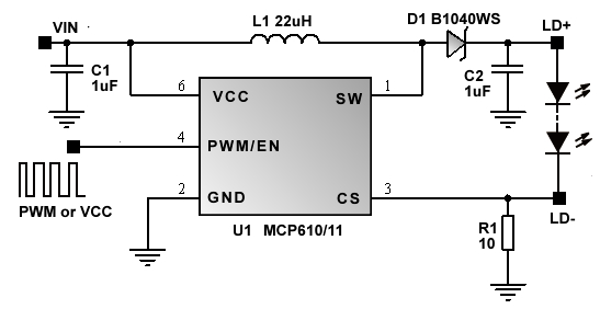 MCP144液晶驱动器